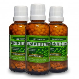 Kit 3 Frascos de Viscum Vet para tratar cncer em ces e gatos