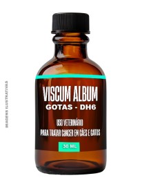 Kit 3 frascos Viscum Album gotas - contra cncer em ces e gatos (sob demanda)