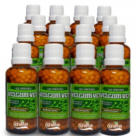 Revenda 32 Frascos de Viscum vet p/ tratar c�ncer em c�es e gatos